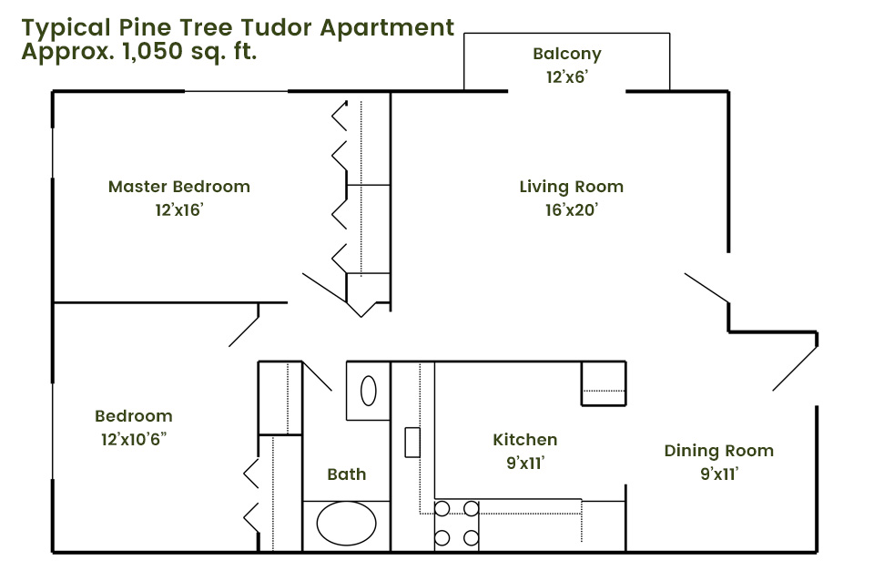Pine Tree Gardens Tudor Floorplan